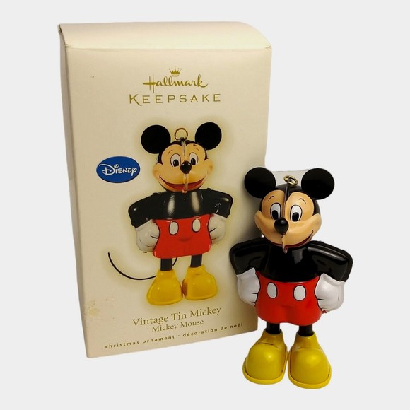 Hallmark Keepsake Mickey Mouse Ornament Christmas Holiday Tin 2009 with Box - Picture 10 of 10